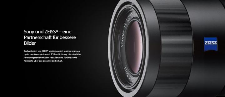 Immagine prodotto Sony FE 55mm f/1.8 ZA Zeiss Sonnar T (Sony E, Full-frame)