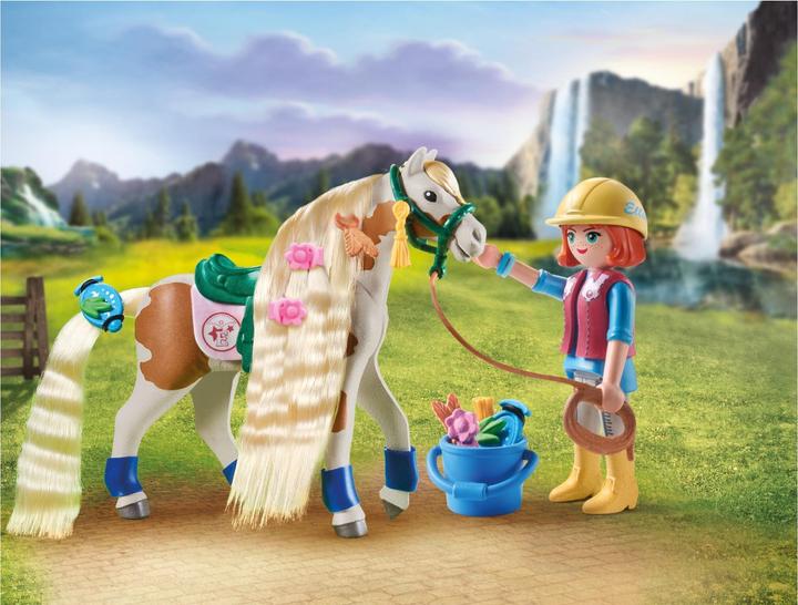 Produktbild Playmobil Ellie & Pferd mit Kreppeisen (71639, Playmobil Horses of Waterfall)