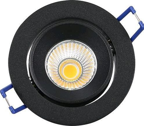 Actual product image Rutec LED recessed spotlight 6W 3000K 718lm Konv sw IP40 1LED aluminium RF:high gloss (718 lm)