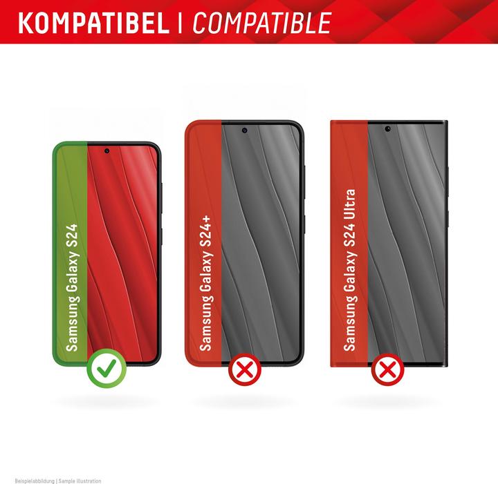 Actual product image Displex Smart Glass, Displayschutzfolie (1 Piece, Samsung Galaxy S24, Samsung Galaxy S25)