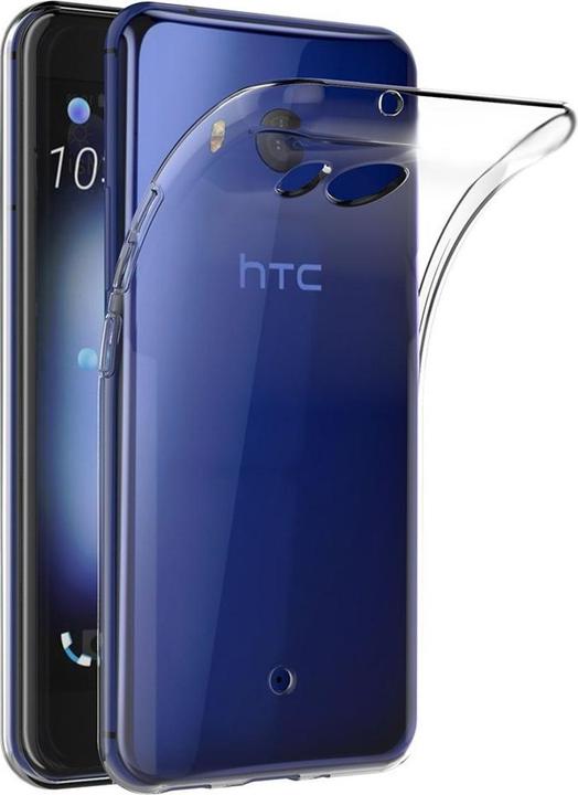 Actual product image König Design HTC U11 Sleeve Transparent Silicone Case Clear Mobile Phone Cover (HTC U11)