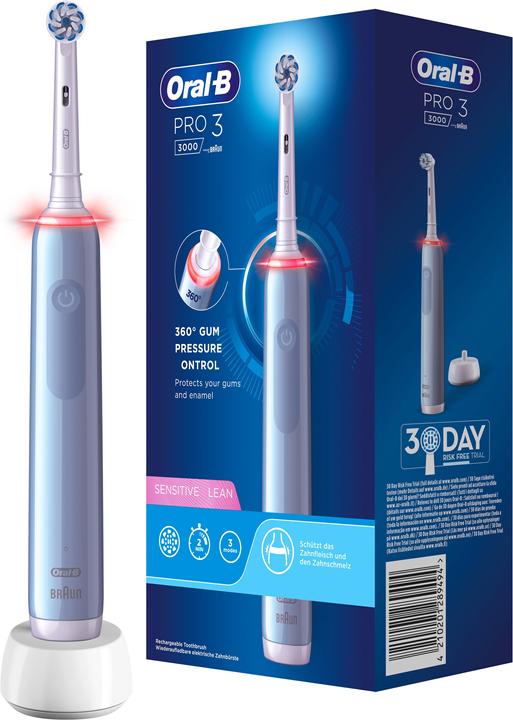 Actual product image Oral-B Pro 3 3000 Sensitive Clean (Oscillating toothbrush)