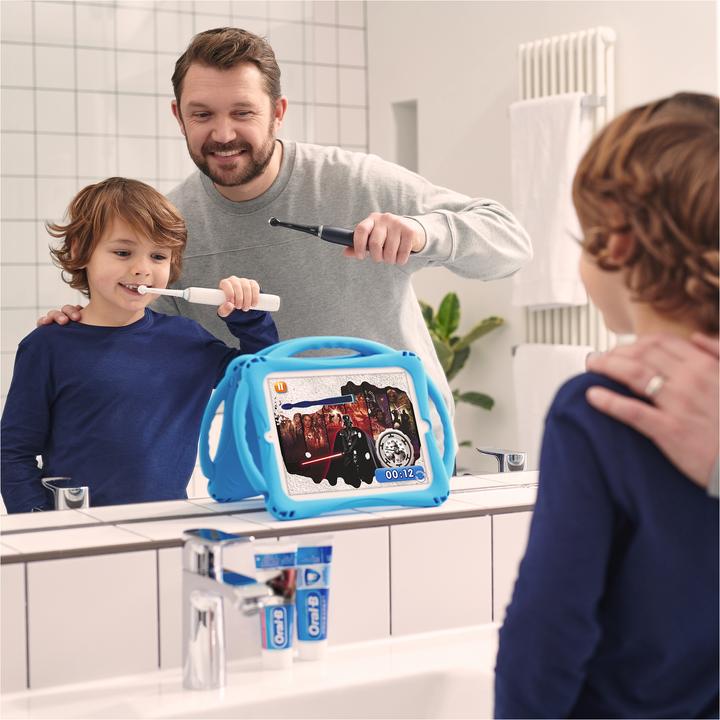 Image du produit Oral-B Brosse à dents électrique Junior Star Wars + étui de voyage (Brosse à dents oscillo-rotative)