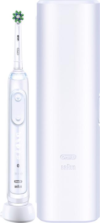 Actual product image Oral-B Genius X Electric Toothbrush White + Traveal case (Oscillating toothbrush)