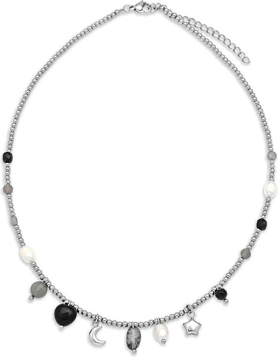 Immagine prodotto Leyda Collana Charms in acciaio inox (Acciaio inossidabile, Pietra)