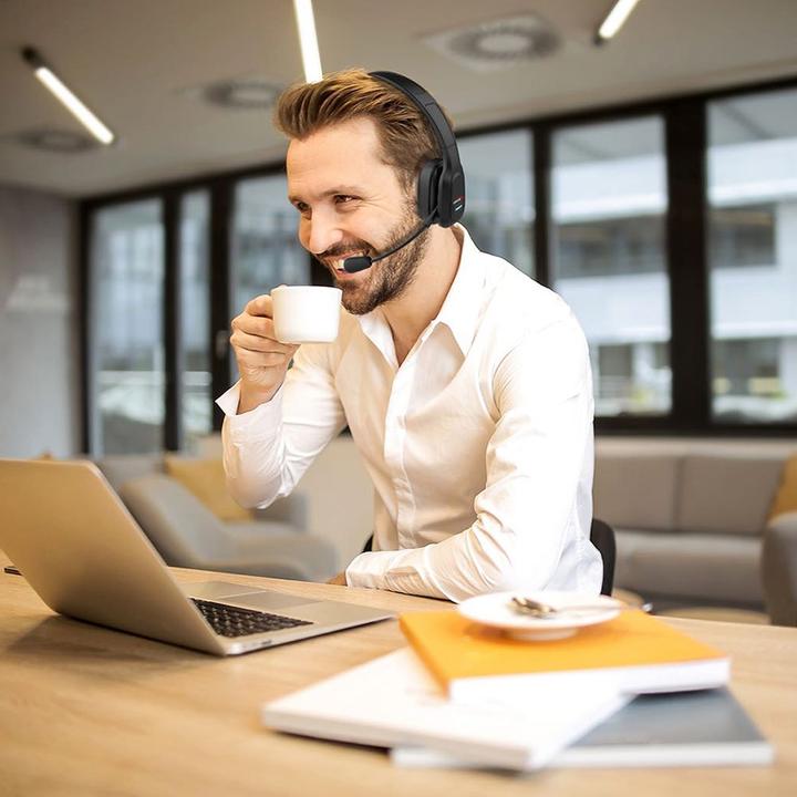 Produktbild Audiocore Bluetooth-Callcenter-Headset AC864 (ANC, 32 h, Kabellos)