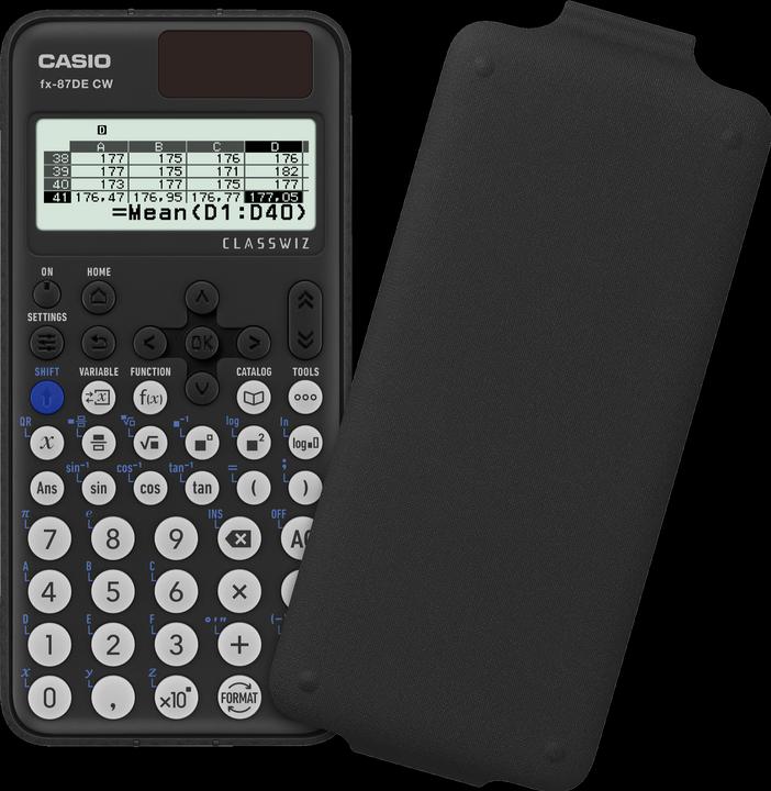 Actual product image Casio FX-87DE CW (Batteries, Solar cells)