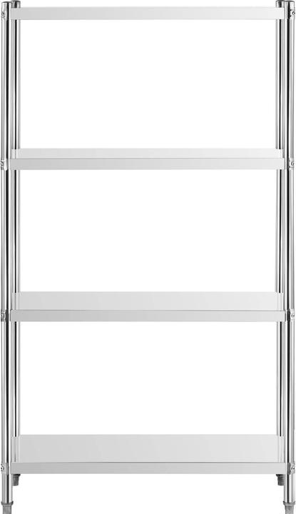 Produktbild Royal Catering Edelstahlregal Küchenregal Gastro Regal Standregal Schwerlastregal 100x40x180 cm