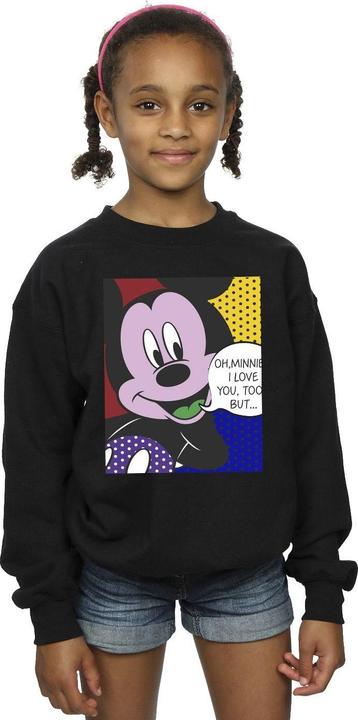 Produktbild Disney Mickey Mouse Oh Minnie Pop Art Sweatshirt Mädchen (140, 146)