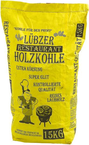 Favorit Lübzer Restaurant Houtskool (15 kg)