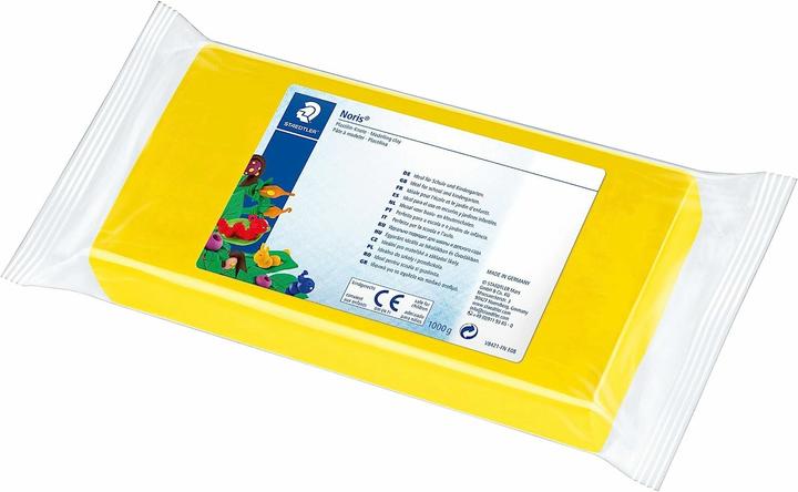 Actual product image Staedtler Plasticine Modelling Clay 1kg yellow Noris