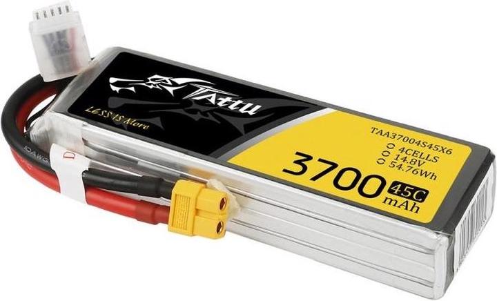Actual product image Tattu RC Battery LiPo 3700 mAh 14.8 V 45C (14.80 V, 3700 mAh)