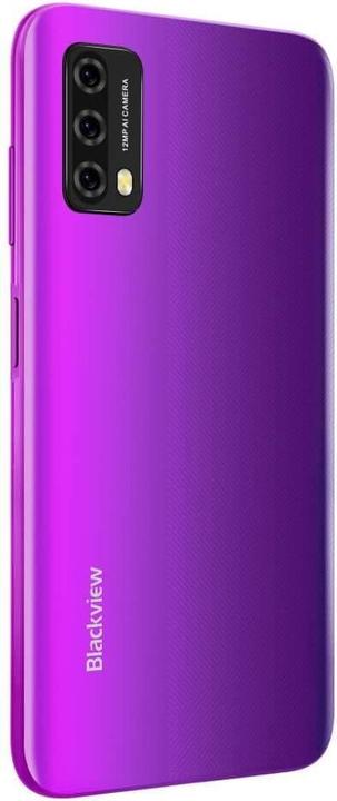 Actual product image Blackview A90 Dual Sim 4GB RAM (purple) - 64 GB - (64 GB, Neon Purple, 6.39", Dual SIM, 12 Mpx, 4G)