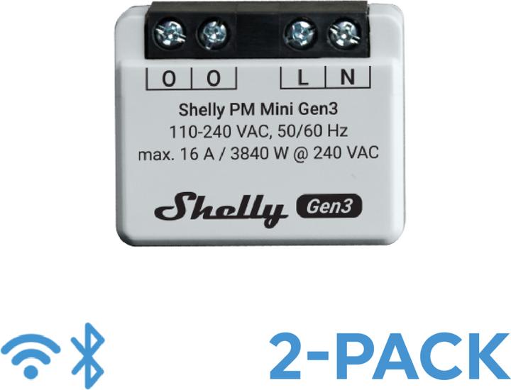 Image du produit Shelly PM Mini Gen3 x2