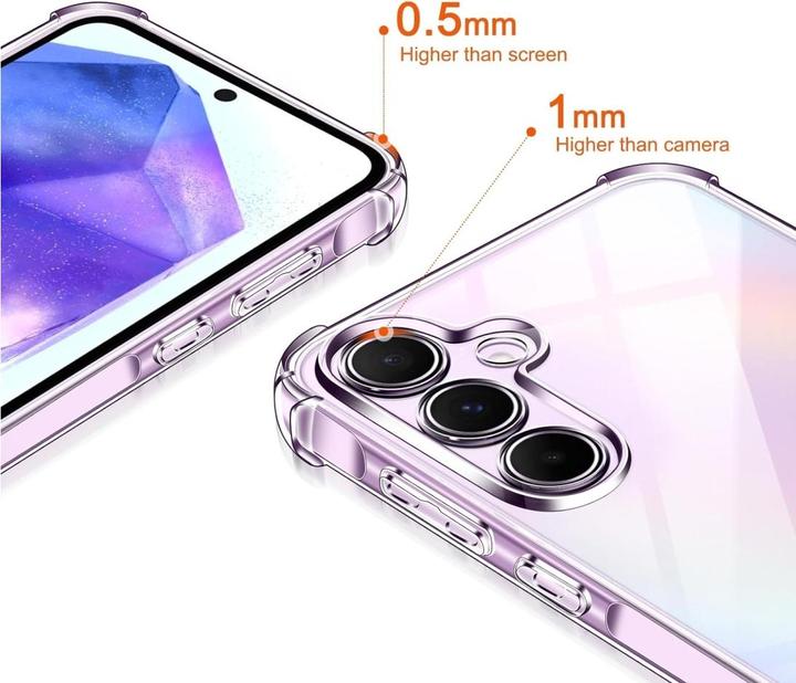Image du produit Screenguard Crystal Soft Airbag Bumper (Samsung Galaxy A55)