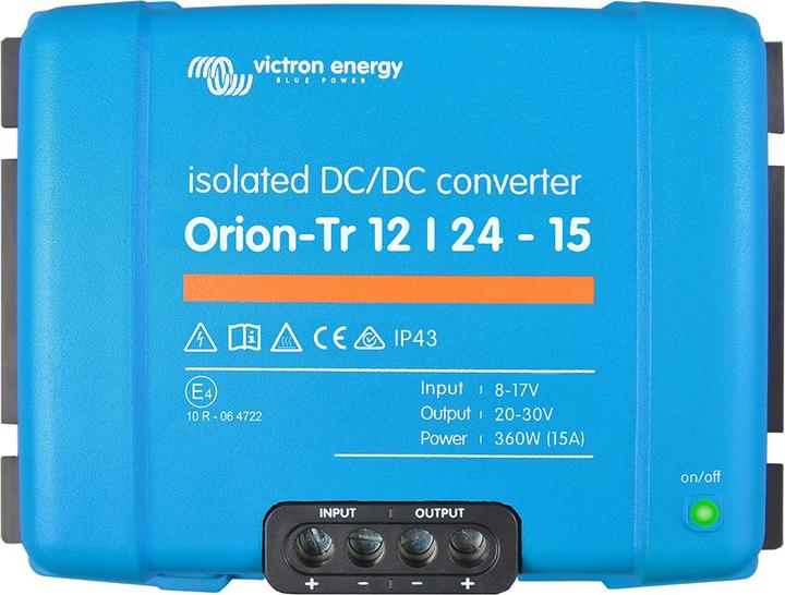 Produktbild Victron Energy Orion-Tr 12/24-15 360W DC-DC Spannungswandler isoliert