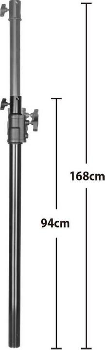 Actual product image Kupo Heavy Duty Telescopic Mast (165 cm)