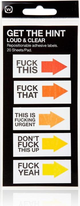 Actual product image NPW Get the Hint - Loud & Clear (7.5 x 0.5 x 16.5 cm)