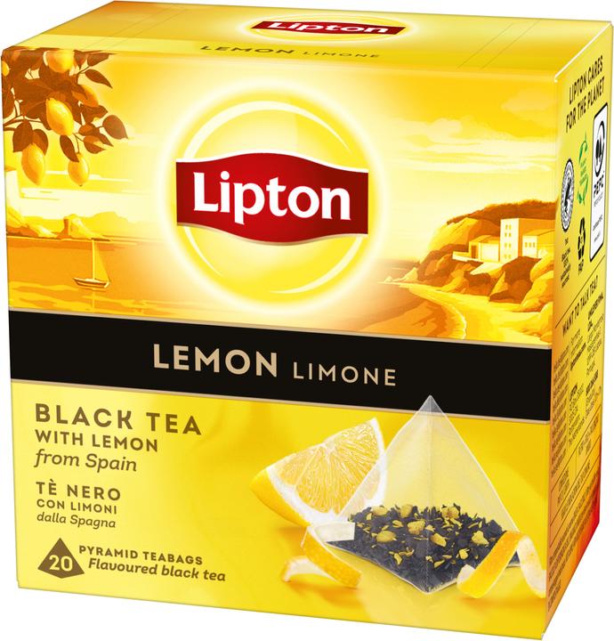 Image du produit Lipton Thé noir au citron (34 g)
