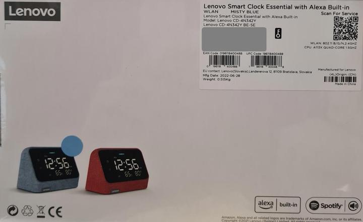 Produktbild Lenovo Smart Clock Essential