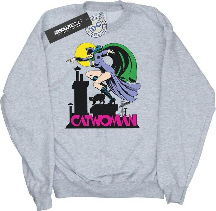 Immagine prodotto Catwoman Text Logo Felpa Ragazze (140, 146)