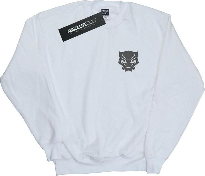 Produktbild Black Panther Schwarz auf Schwarz Brust drucken Baumwolle Sweatshirt (M)
