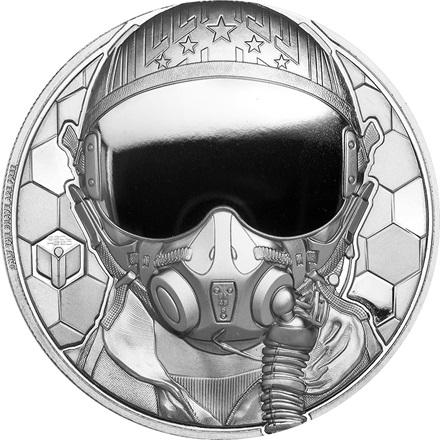 Produktbild CIT Coin Invest Platin Real Heroes - Fighter Pilot 1 oz (999.50, 2020)