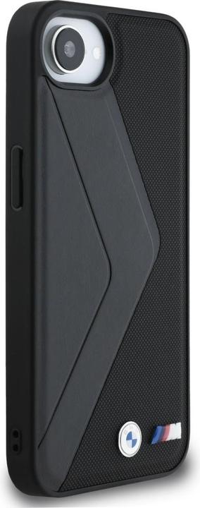 Actual product image BMW Case Oversized Stripes MagSafe for iPhone 16e black (Apple iPhone 16e)