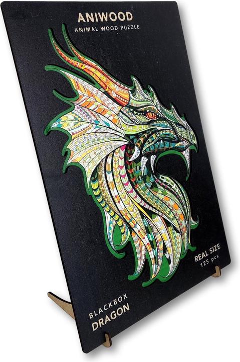 Aniwood Puzzle Motiv Drache (M) (150 Teile)