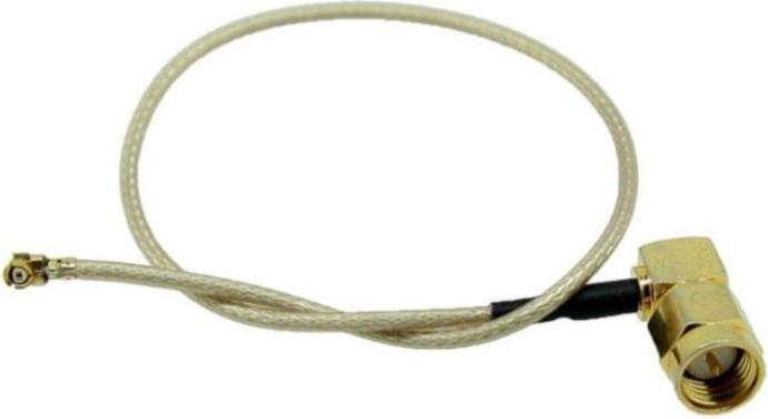 Varia 4x pigtail SMA ad angolo retto a spina U.FL, 25 cm (Cavi antenna)