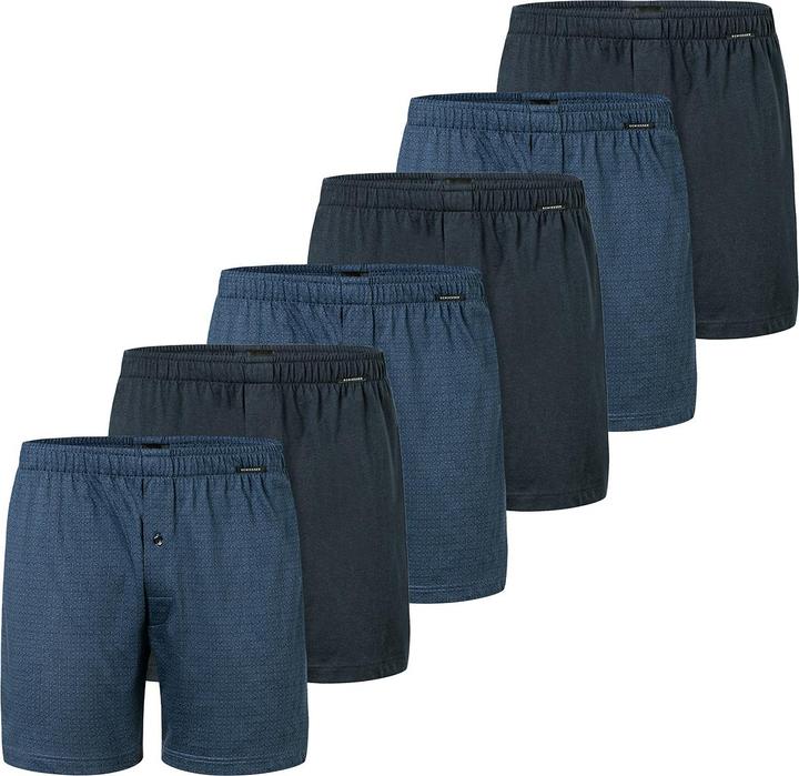 Actual product image Schiesser 6-pack single jersey boxer shorts (7, XL, pack of 6)