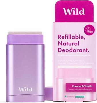 Wild Nachfüllbares Deodorant Kokosnuss & Vanille (Stick)