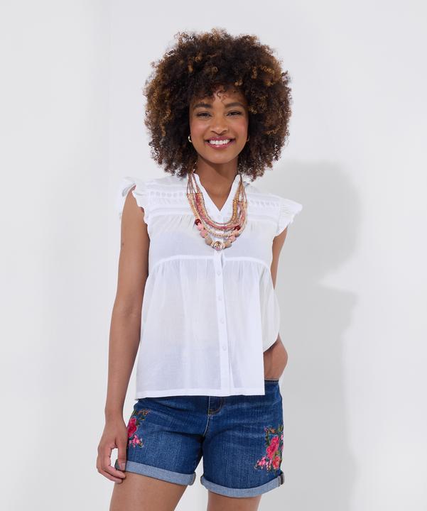 Produktbild Joe Browns Pintuck Mandarin Collar Blouse (14)