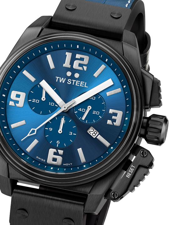 Actual product image TW-Steel TW1016 Canteen Chronograph Limited Edition Men's Watch 46mm 10ATM (Chronograph)