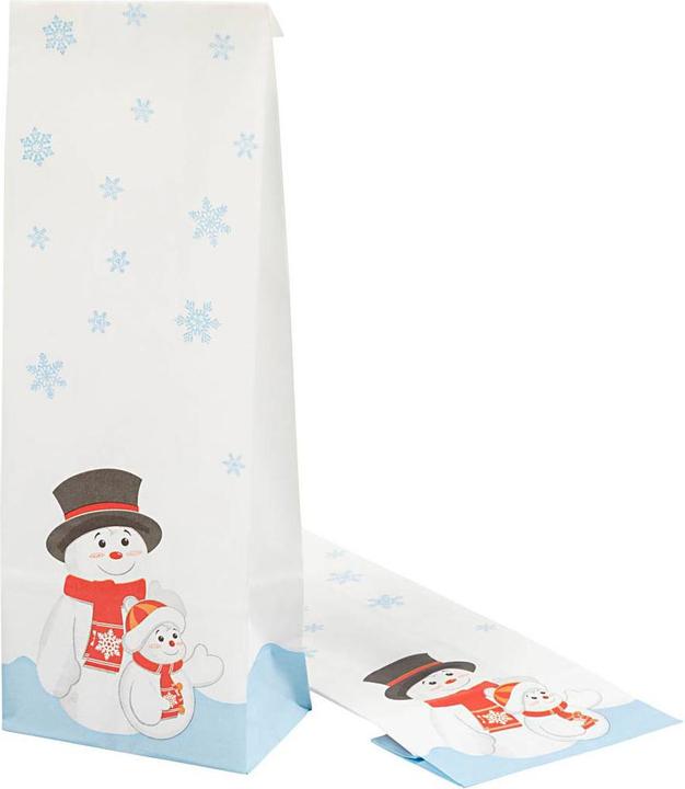 Produktbild Creativ Company Papiertüte mit Weihnachtsmotiv, 100 Stück. (Geschenktüte, 100 x)