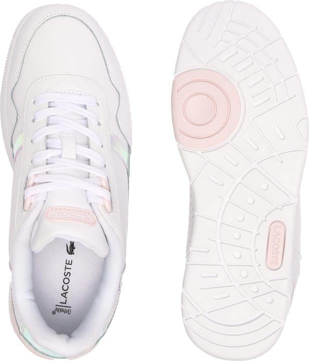 Actual product image Lacoste Womens/Ladies T-Clip Leather Trainers (39)