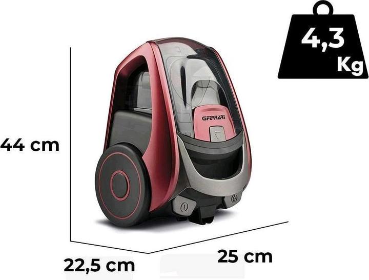 Immagine prodotto G3 Ferrari Aspirapolvere ciclonico senza sacco Pulisco 700 W