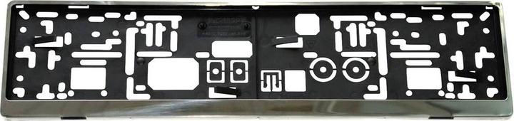 Actual product image HP Autozubehör Stainless steel Stainless steel, plastic Licence plate holder Stainless steel, black (Front + rear)