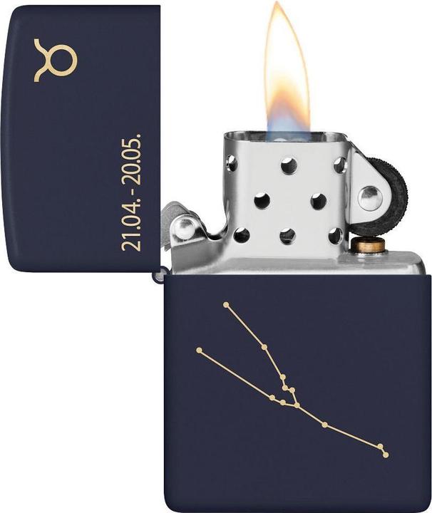 Actual product image Zippo Zodiac Taurus Design