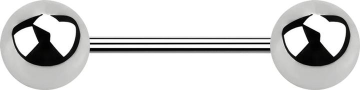 Produktbild Star Piercing Micro Barbell silber mit zwei Kugeln (Chirurgenstahl 316L, ohne Messing)