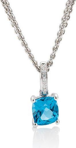 Immagine prodotto Breuning DEPENDANT - ED.TOP.DARK (SWISS BLUE)/Brill. 0,035 Ct. H/si (Oro 750/18 K)