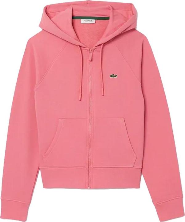 Actual product image Lacoste Womens/Ladies Fleece Full Zip Hoodie (34 D)