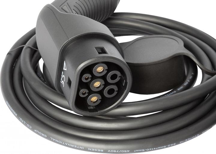 Productafbeelding Deltaco EV laadkabel E-car & Hybride, 16 A, 3.6 kW (CEE 7/7, 3.60 kW, 16 A, 5 m)