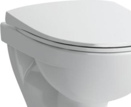 Actual product image Laufen pro-n hanging bowl lcc - 50cm, lcc, 180-230mm, with rinsing rim