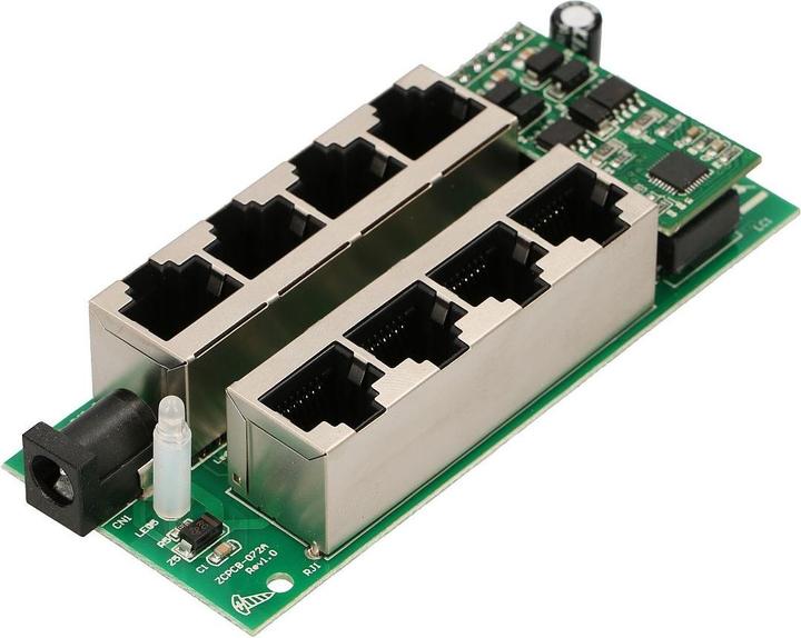 Actual product image Extralink ACTIVE POE INJECTOR 4 PORT GIGABIT 802.3AT/AF MODE A - - 4-Port Gigabit Ethernet (802.3af (PoE), 802.3at (PoE+))