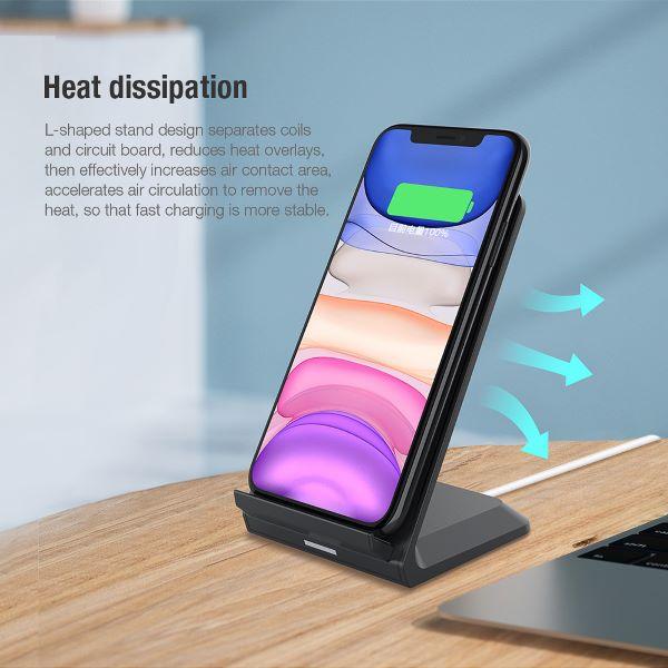 Actual product image Nillkin Fast Wireless Charging Stand Pro (15 W)