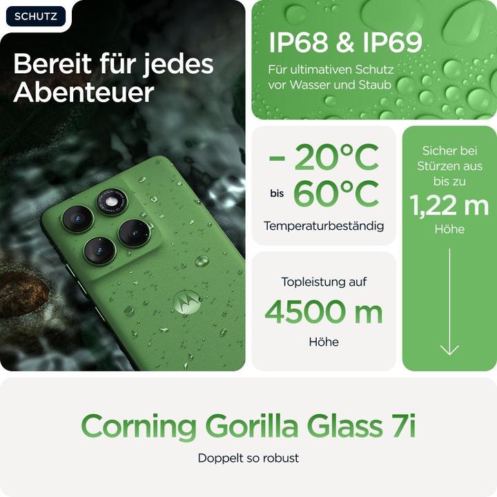 Actual product image Motorola Edge 60 (512 GB, Pantone Shamrock, 6.67", Dual SIM, 50 Mpx, 5G)
