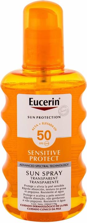Eucerin Sonnenspray Transparent Spf50 200ml (Sonnenspray, SPF 50, 200 ml)