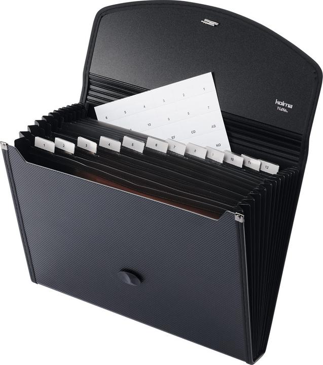 Immagine prodotto Kolma Cartella a scomparti Selection A5 Recycling 12 schede nero (A5, 1 x)