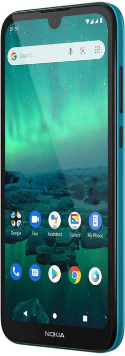 Produktbild Nokia 1.3 (16 GB, Cyan Green, 5.71", Dual SIM, 8 Mpx, 4G)